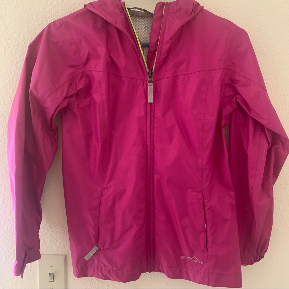 Eddie Bauer girl’s rain jacket size M(10)